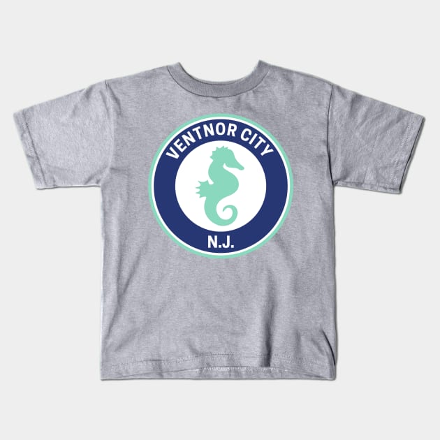 Ventnor City NJ Kids T-Shirt by fearcity